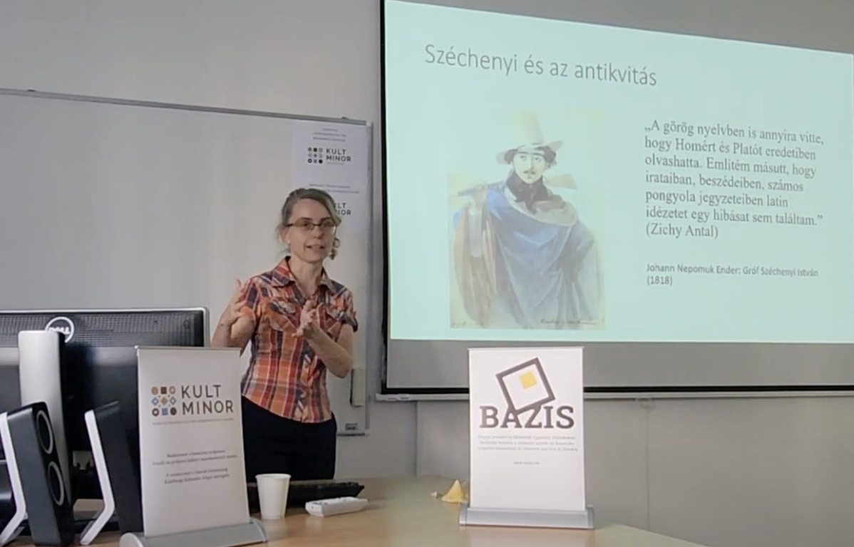 Polgár Anikó előadása mítosz, utazás és kulturális emlékezet kapcsolatáról