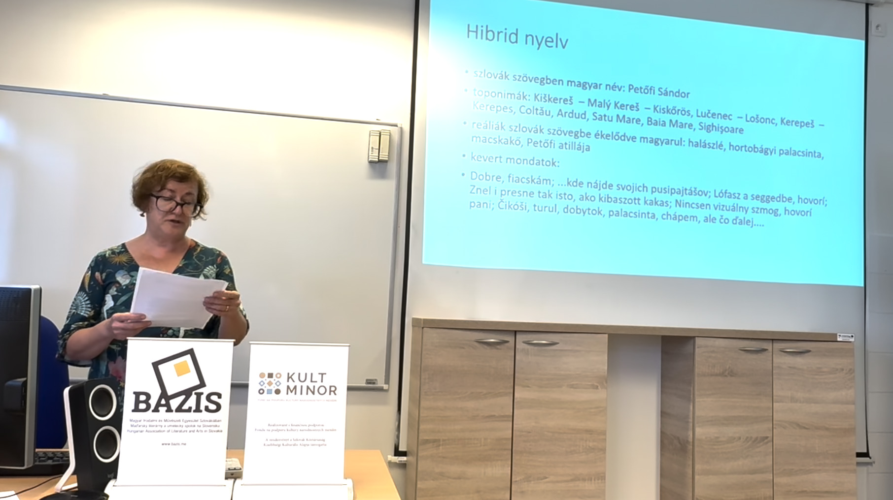 Videófelvétel: N. Tóth Anikó előadása Jakub Juhász Petőfi-regényéről a Bázis Transzkulturalizmus-konferenciáján