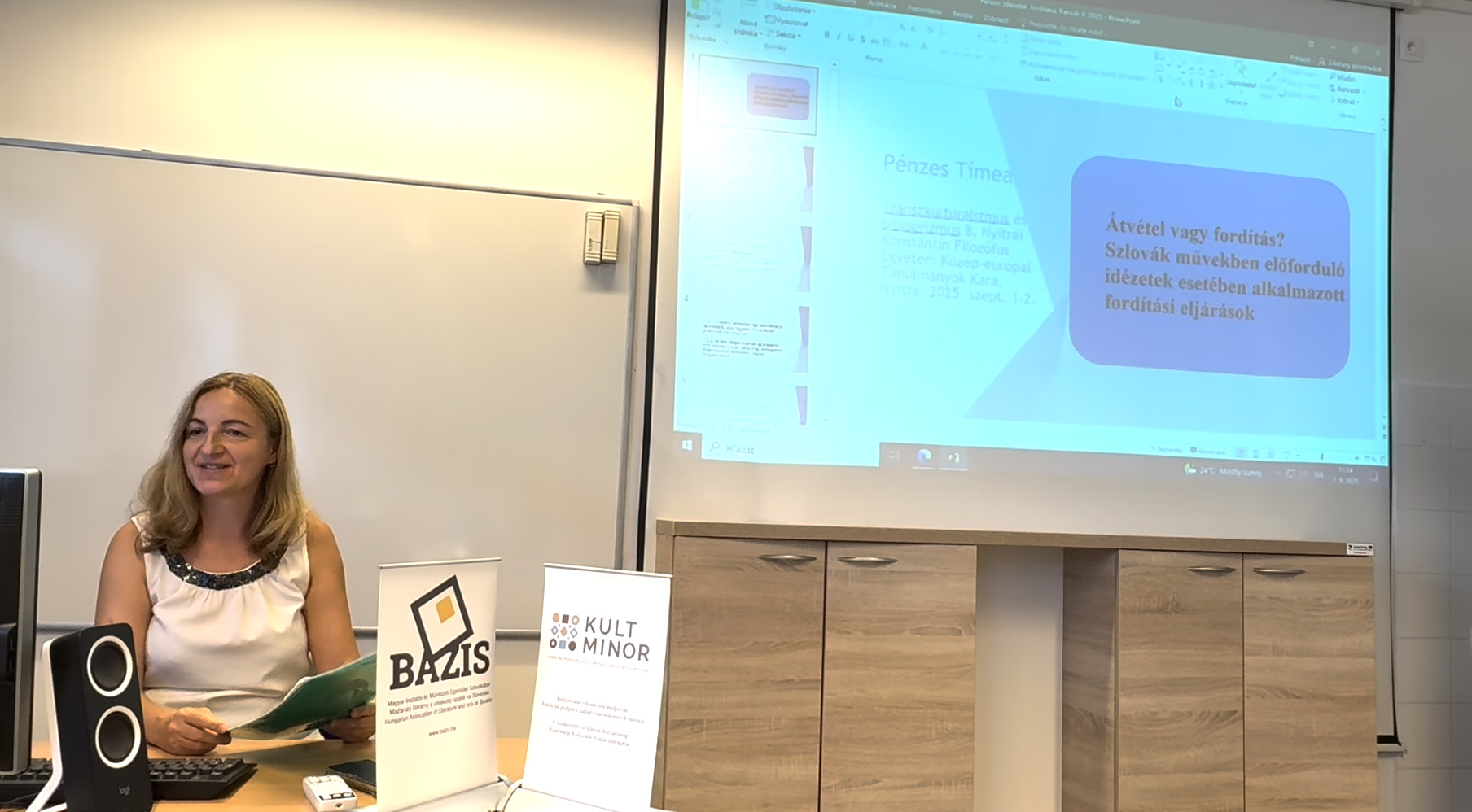 Videófelvétel: Pénzes Tímea Átvétel vagy fordítás? című előadása a Bázis Transzkulturalizmus-konferenciáján