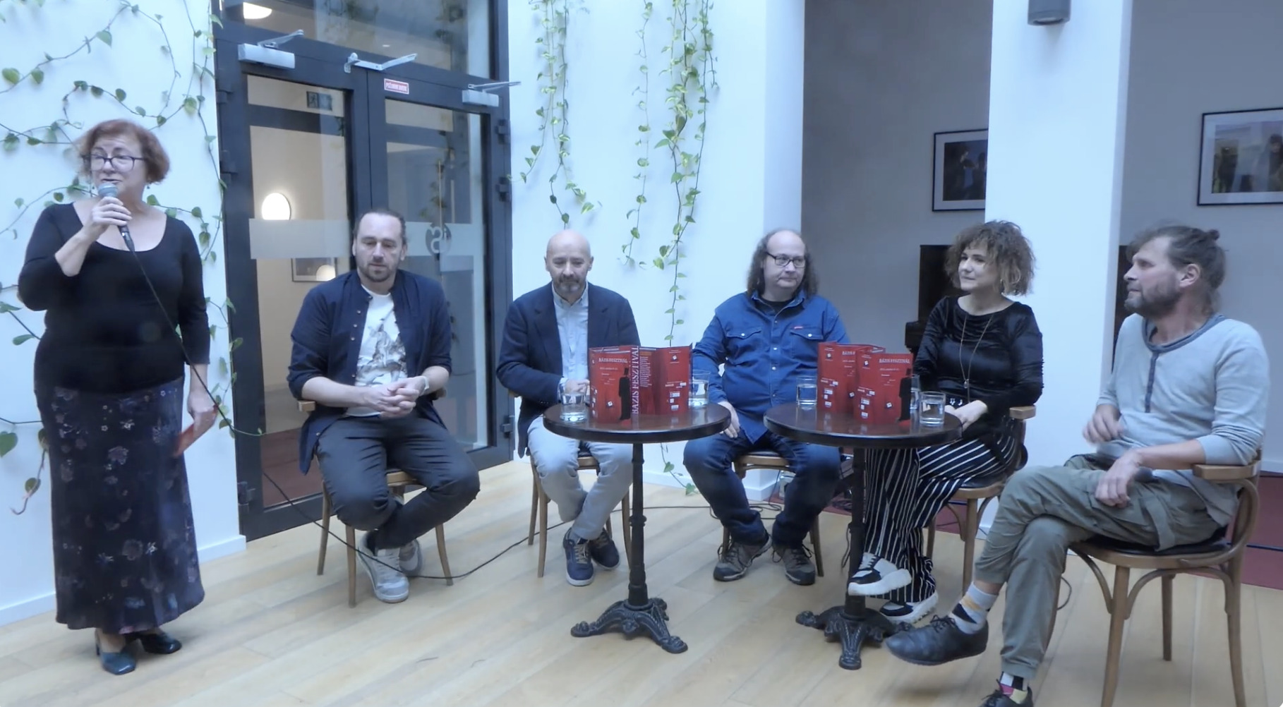 V. Bázis Fesztivál: Zene és irodalom. Ardamica Zorán, Peer Krisztián, Simon Márton, Tóth Kinga, Németh Zoltán